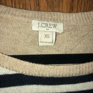 J crew striped sweater
